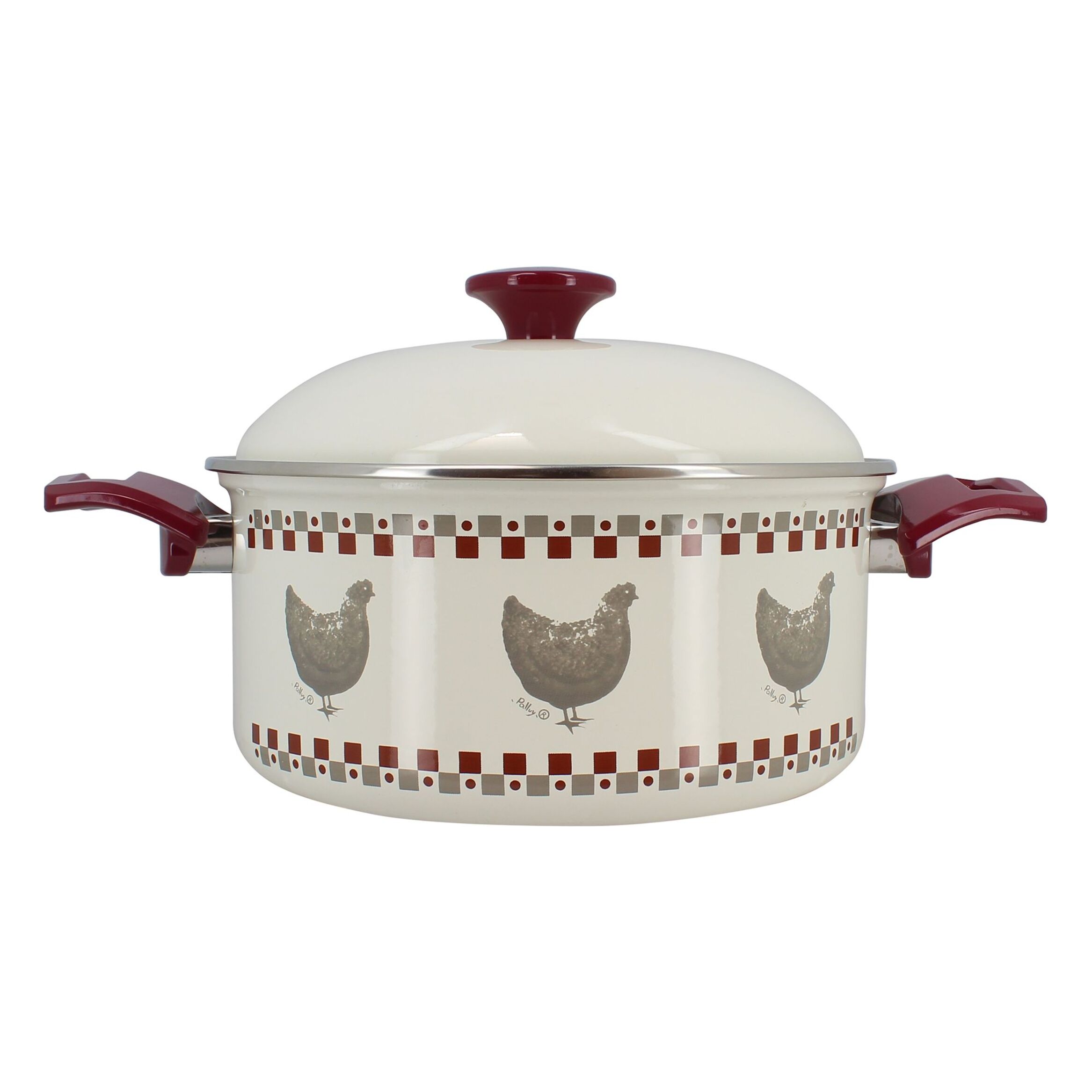 Faitout en acier émaillé 24cm - tous feux GALLINA