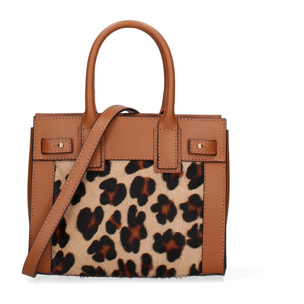 Borsa a mano da donna Made in Italy - Modello Oriana Plus - Vera pelle - 8.5 x 11.5 x 4.0 cm