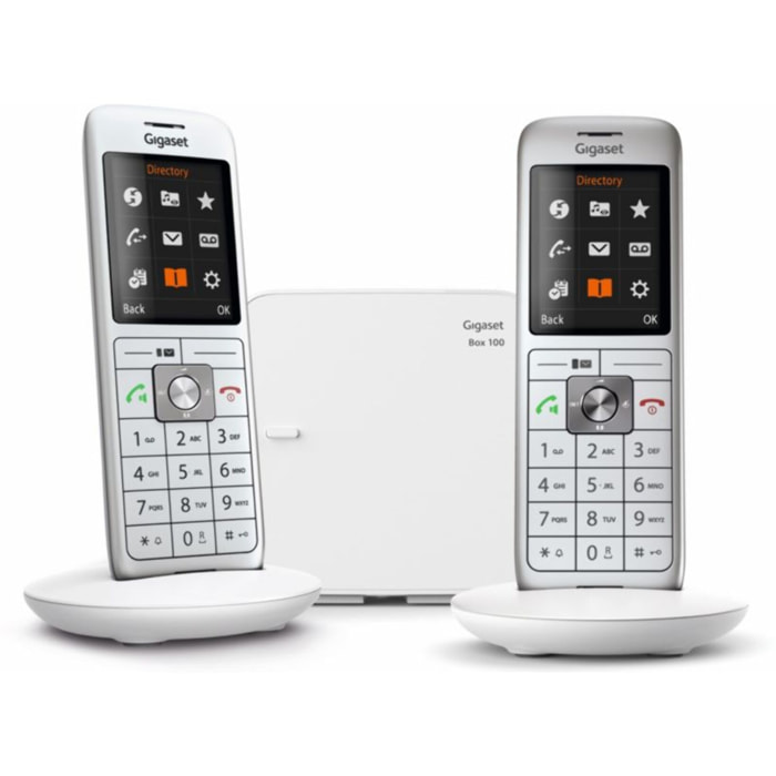 Téléphone sans fil GIGASET CL660 DUO BLANC