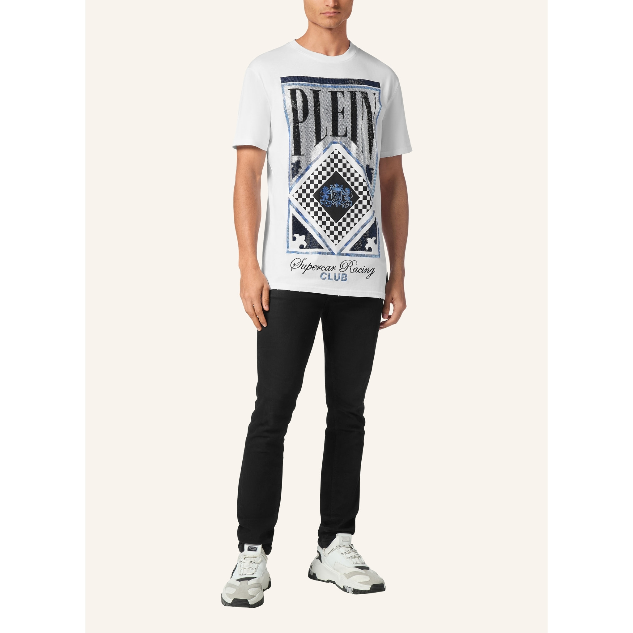 PHILIPP PLEIN Camiseta Cuello Redondo RACING