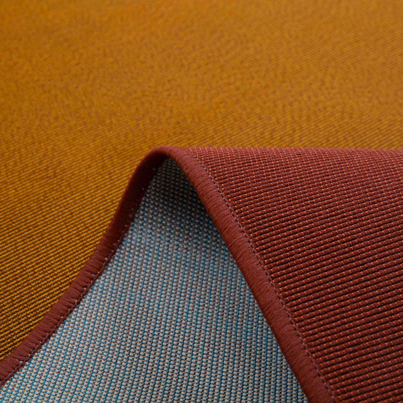 RIVIERA - Tapis intérieur/extérieur à motif festonné marron