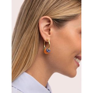 Orecchini Carmen True Bomb Colors Acciao Placcato Oro