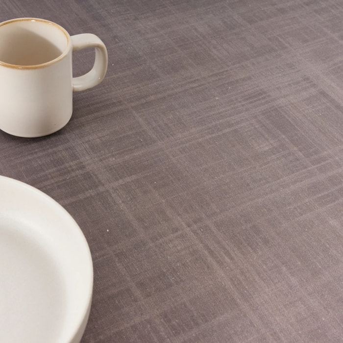 Nappe en résine anti-taches Gris Sombre