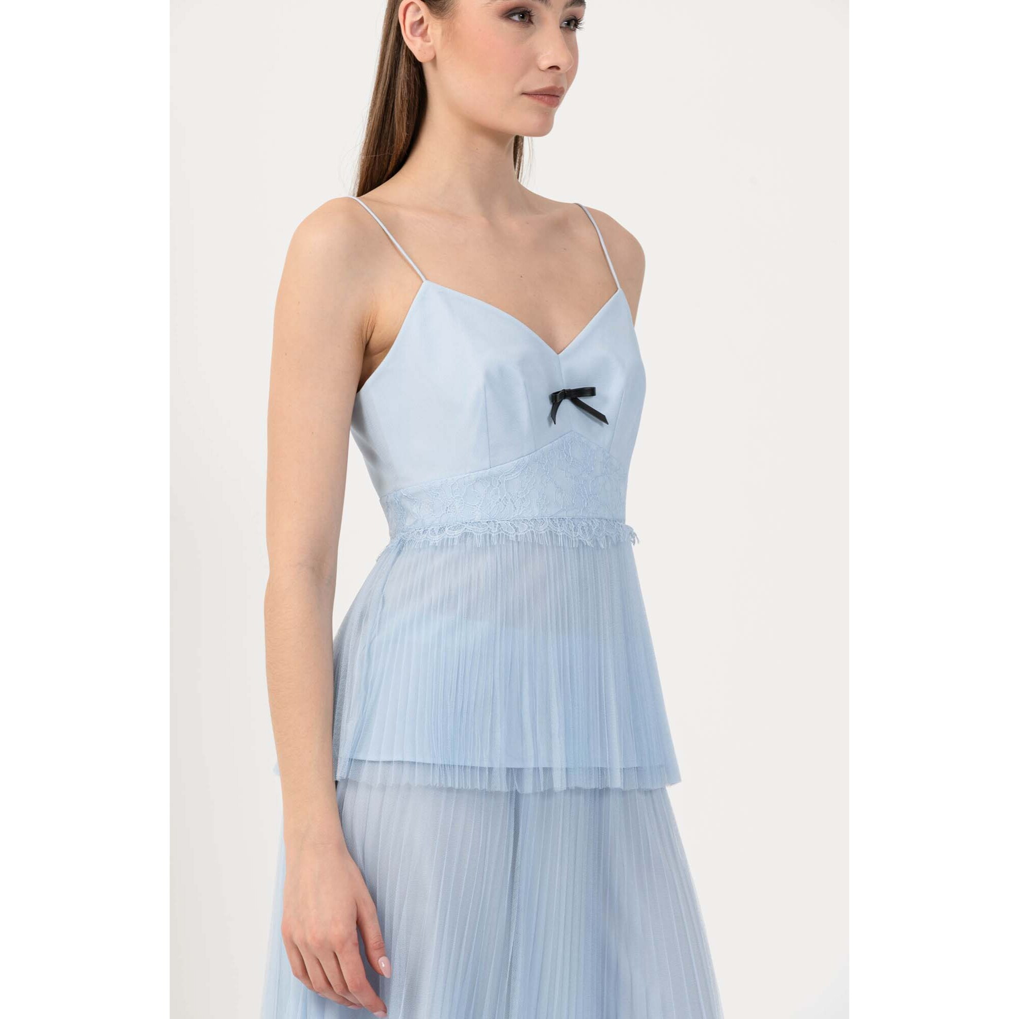 Kocca - Top elegante con tulle plissé Donna