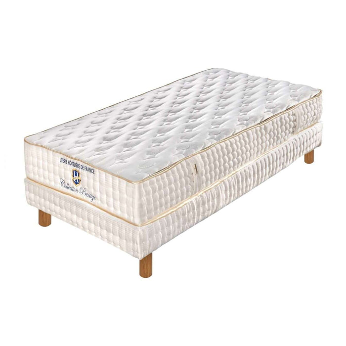 ENSEMBLE Prince - Matelas 1 Place + 1 Sommier