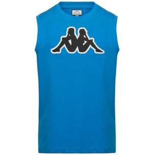 Kappa - T-Shirts & Top Uomo Blu - Logo Dwal