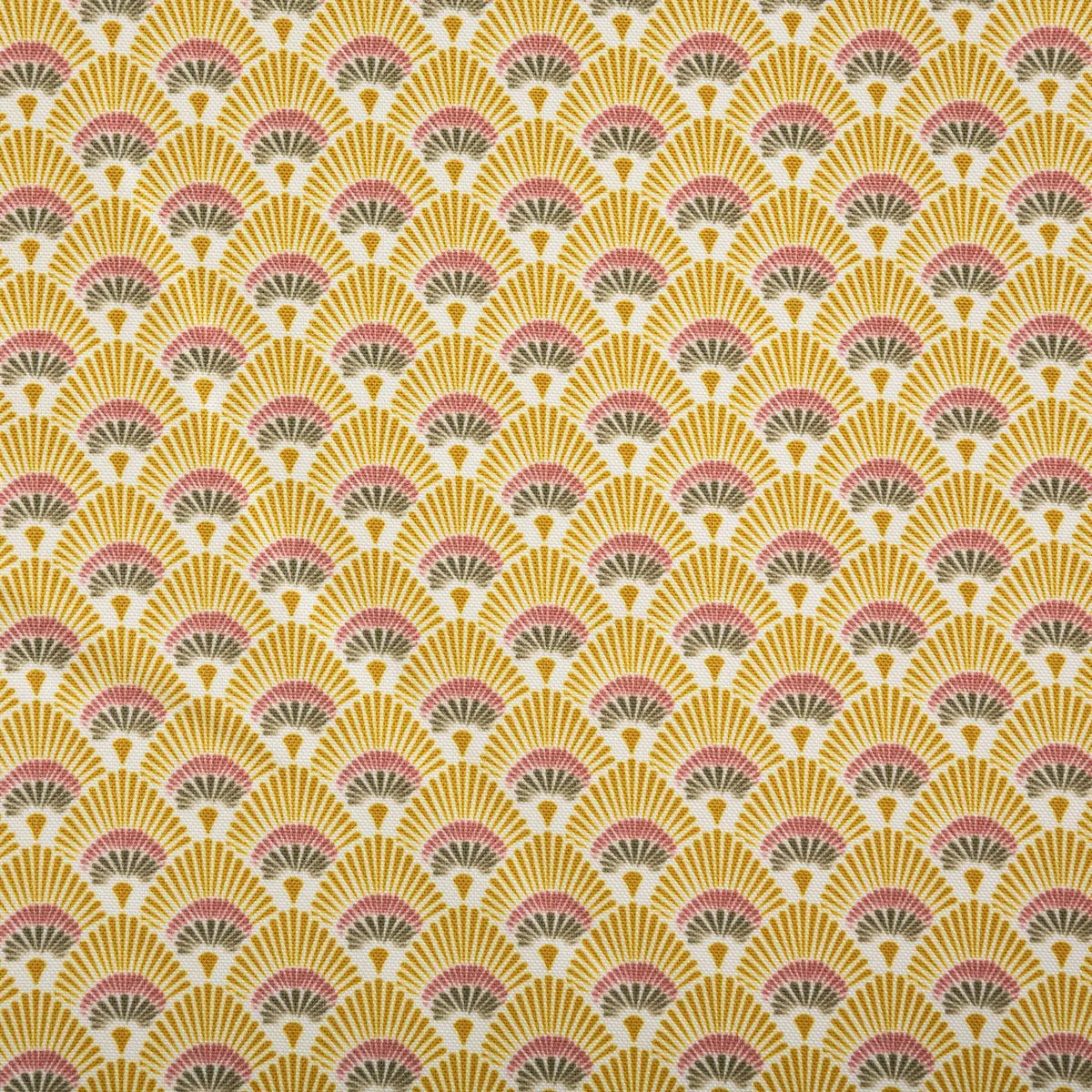 Nappe anti-tache "Gloria" jaune moutarde 140x240cm