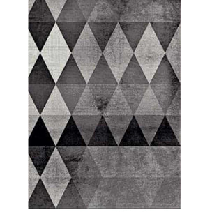 Tapis salon et chambre tissé motif géométrique KEJU