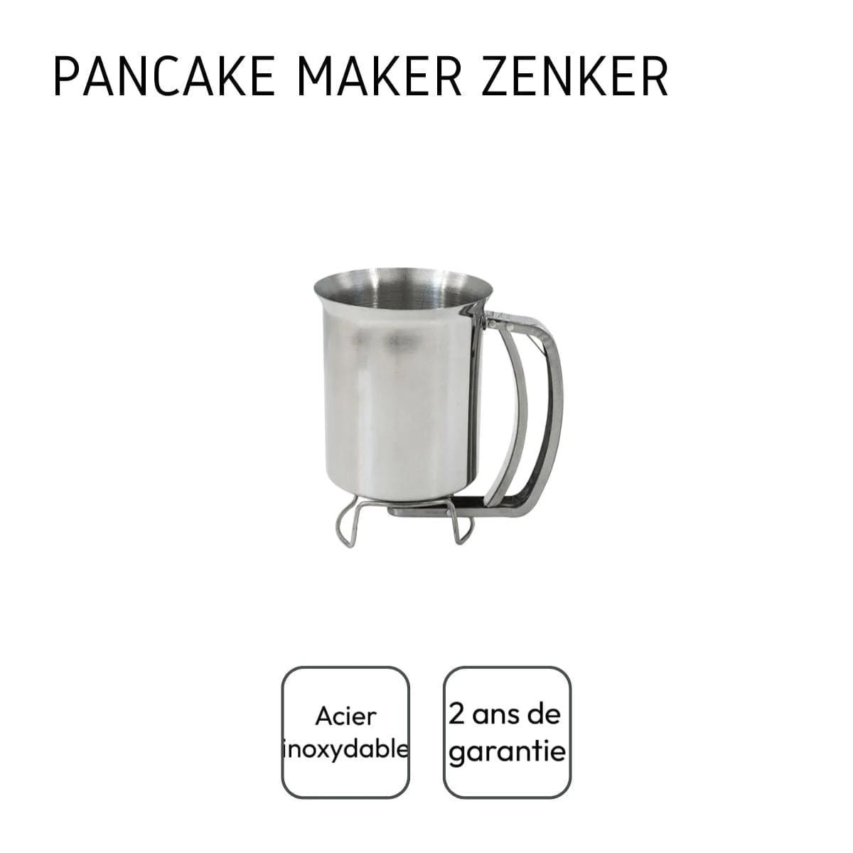 Verseur de pâte à gâteau en inox Zenker