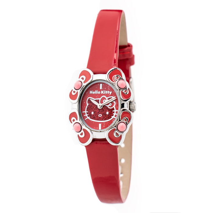 Reloj Hello Kitty HK7129L-04 Mujer Analogico Cuarzo con Correa de Piel