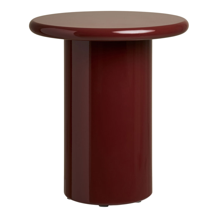 Tavolino d'appoggio Otago bordeaux ø45×50 cm