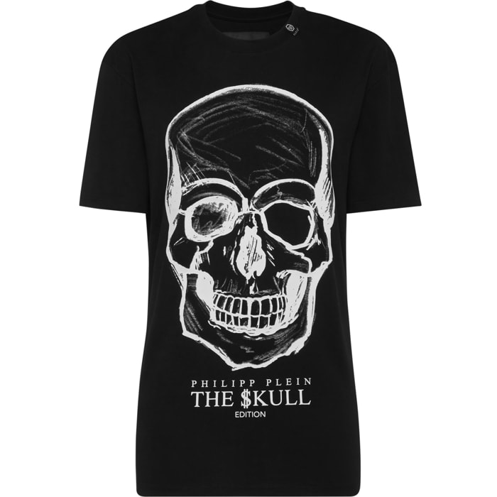 PHILIPP PLEIN T-Shirt Round Neck SKULL