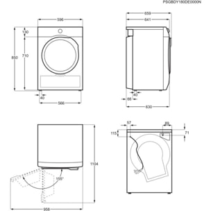 Sèche linge à condensation ELECTROLUX EW6C4089DD