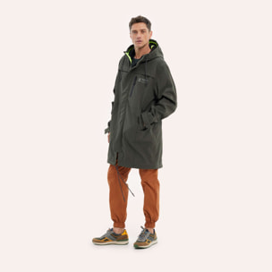 Parka MUNICH rain lifestyle de poliéster caqui