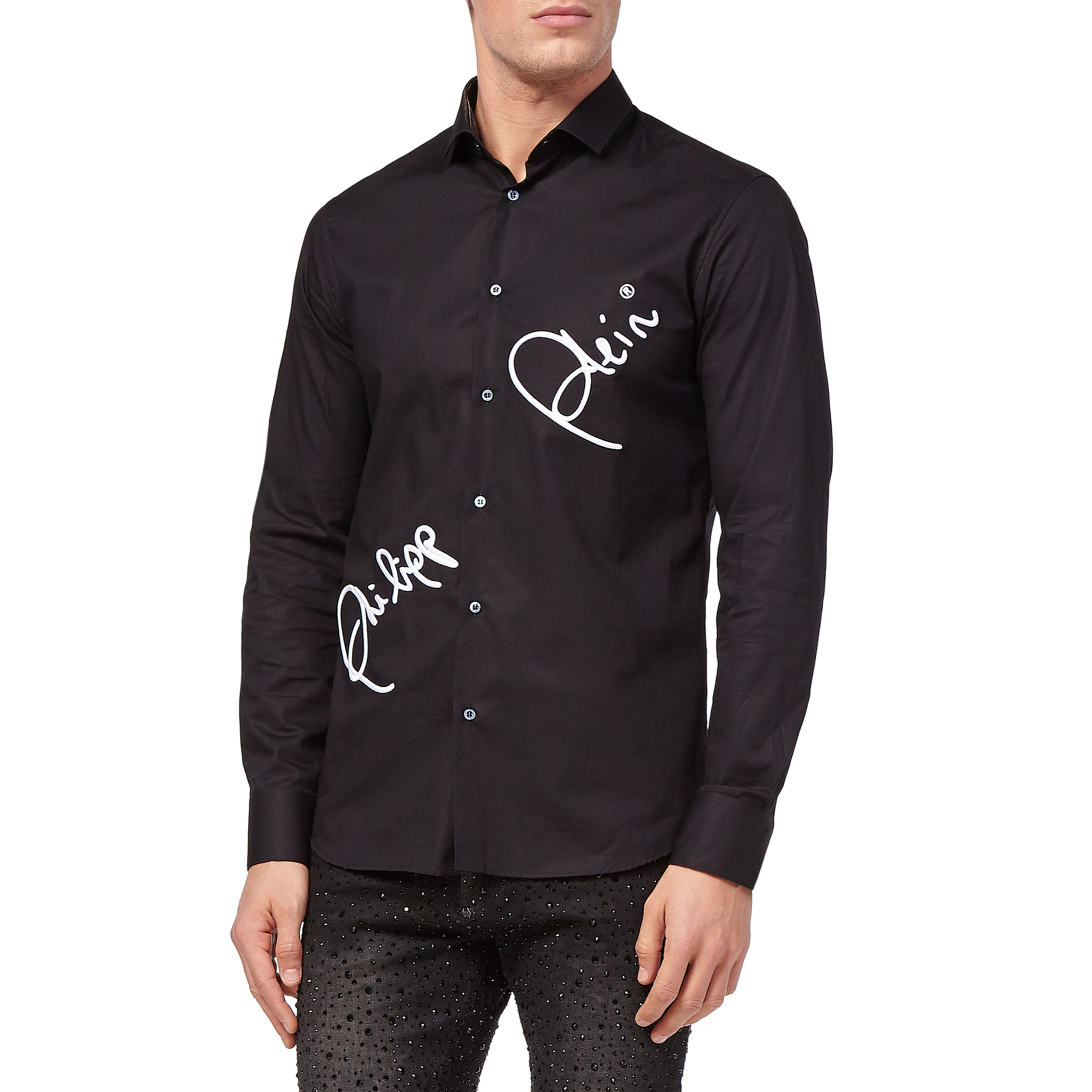 PHILIPP PLEIN Shirt Diamond Cut LS "Wind"