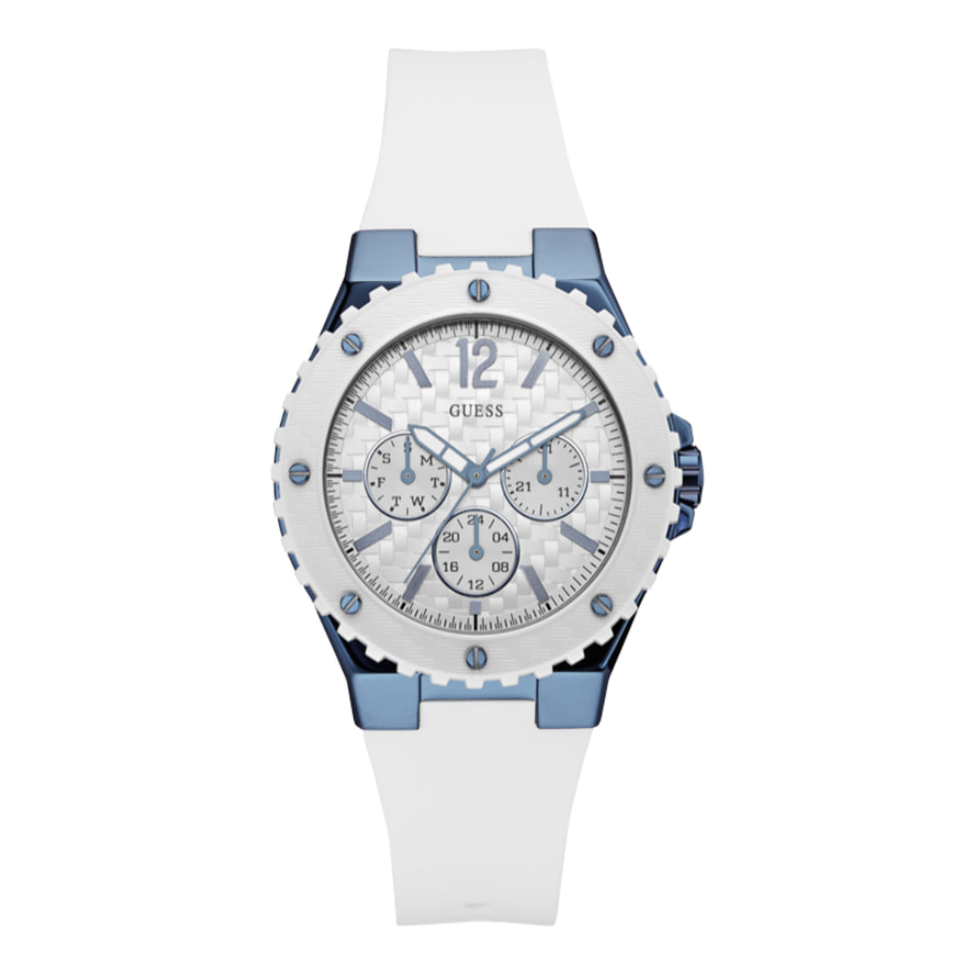 Reloj Guess W0149L6 Mujer Analogico Cuarzo con Correa de Silicona