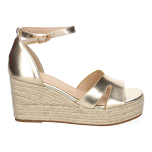 Sandalia de Cuña de Yute para Mujer, Comodo y Elegante, Diseño Moderno
