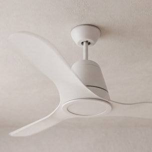 Forlight Ventilador IP20 Tiga LED 18.9W 3000K Blanco brillante Transparente