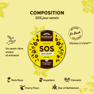 Biofloral - Pastilles SOS Secours Jour - Bio - 50 g