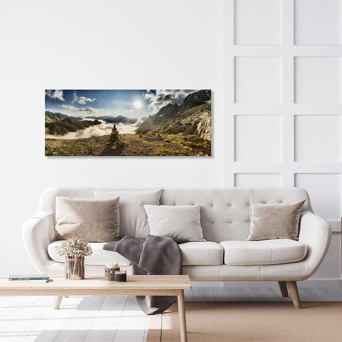 Tableau panorama sur gavarnie Tableau plexiglas