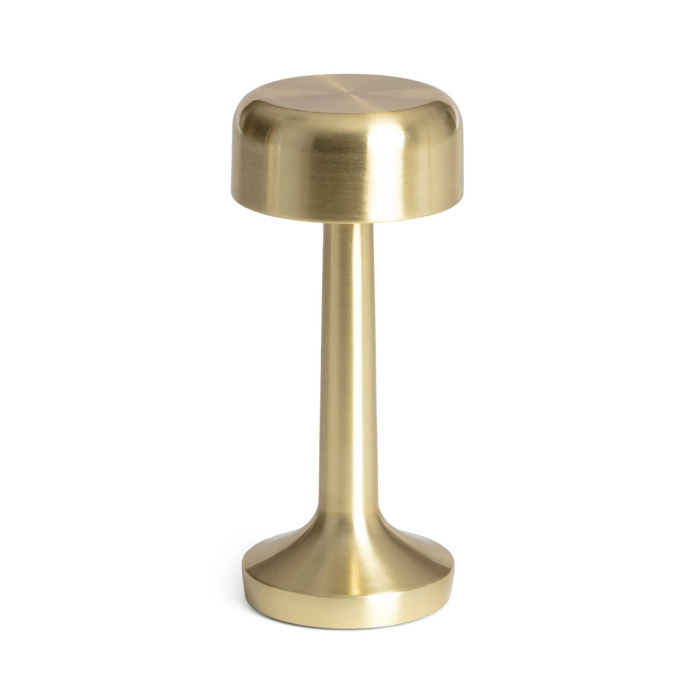 Lampe de table intérieur LED métal doré Ø9cm David