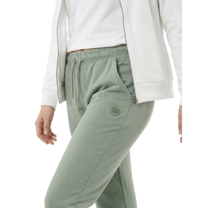 Jogger donna fit morbido Leone 1947 Apparel con logo tono su tono