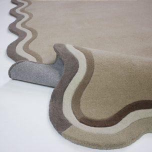 Tapis en laine LEO SCALLOP