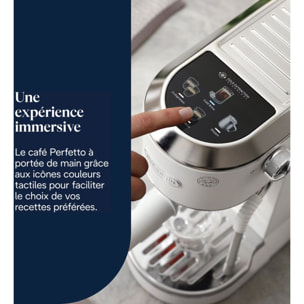 Machine à expresso DELONGHI Dedica Duo EC890.WI - Blanc