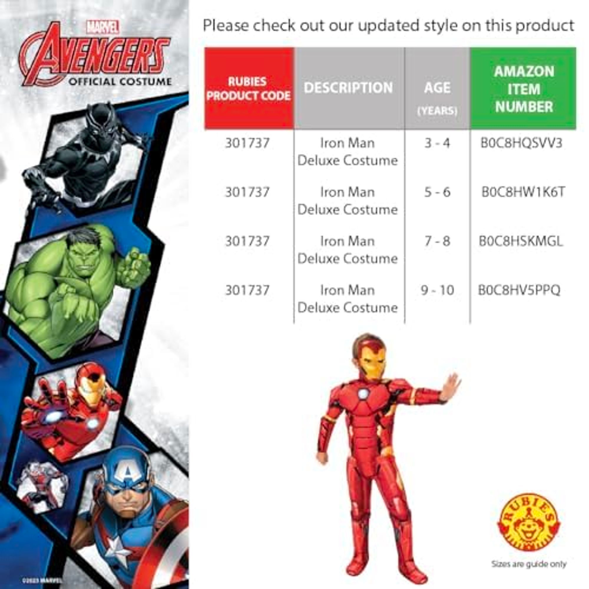 DISFRAZ IRON MAN DELUXE INF