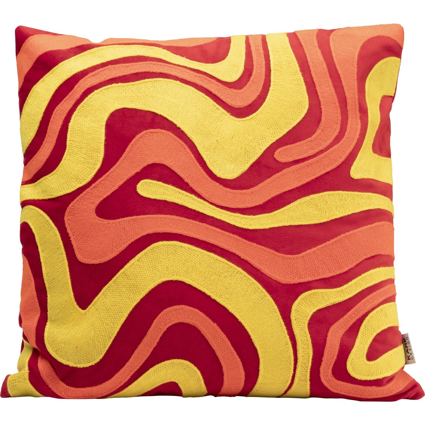 Coussin Electric Feeling rouge Kare Design