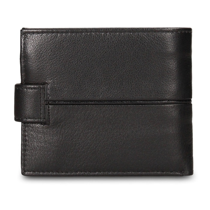 Portafoglio uomo in vera pelle - Modello Umbria Lux - Casual - 11.0 x 9.5 x 2.0 cm