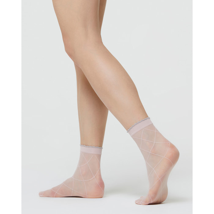 CALZINO VELATO LILIAN CON EFFETTO MICROTULLE