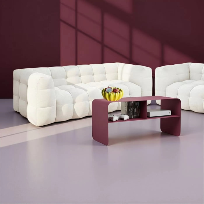 Meuble TV Lounge 90x37cm violet Kare Design