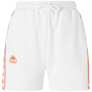 Kappa - Pantalones cortos Mujer Blanco - 222 Banda Ivissa