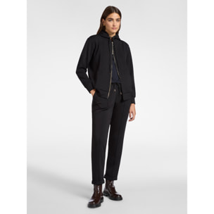 Elena Mirò - Pantaloni joggers in scuba - Nero
