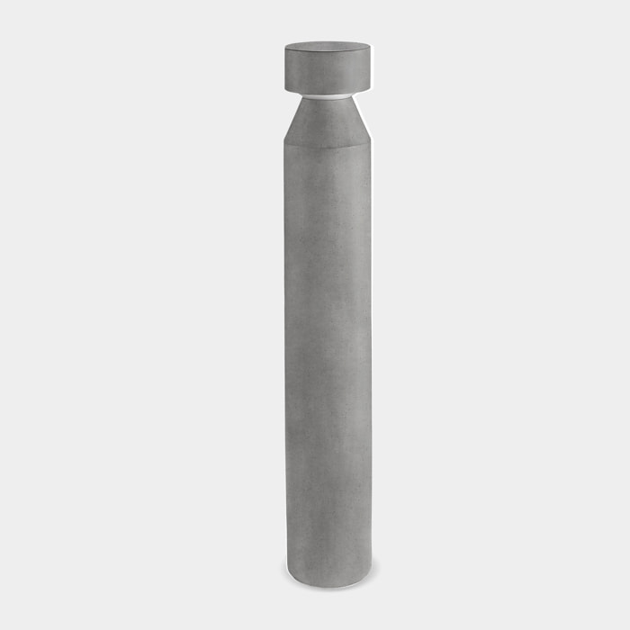 LEDS C4 Baliza IP65 Row 900mm LED 19.3 Blanco cálido - 3000K ON-OFF Cemento 1071lm