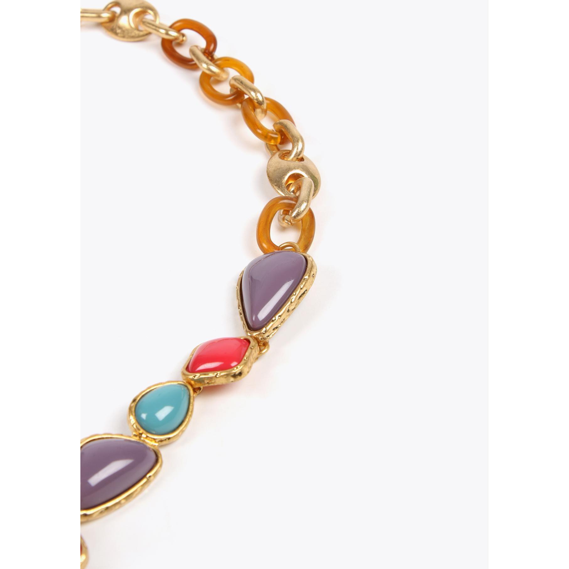 Collana combinata elementi colorati