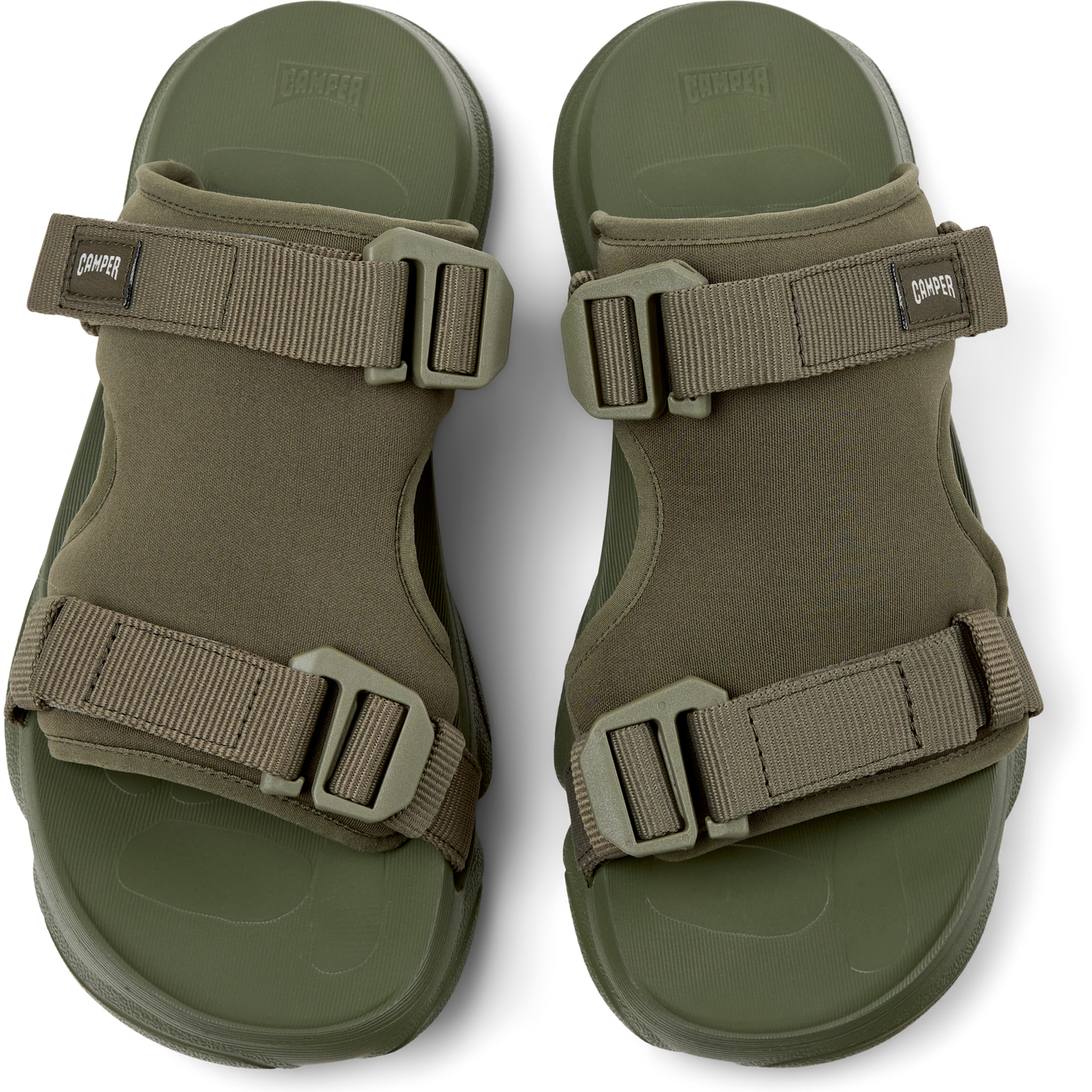 Sandalias - CAMPER Karst Sandal - Verde - Textil técnico