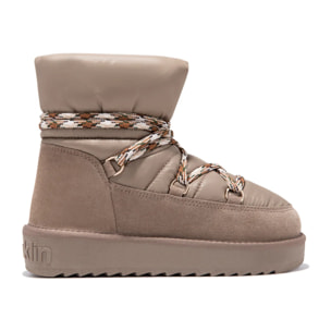 Botas Australianas Nordic  Acabado Acolchado Nova Low Bomb Beige D. Franklin