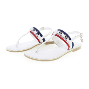 Sandali U.S. Polo Assn White Red