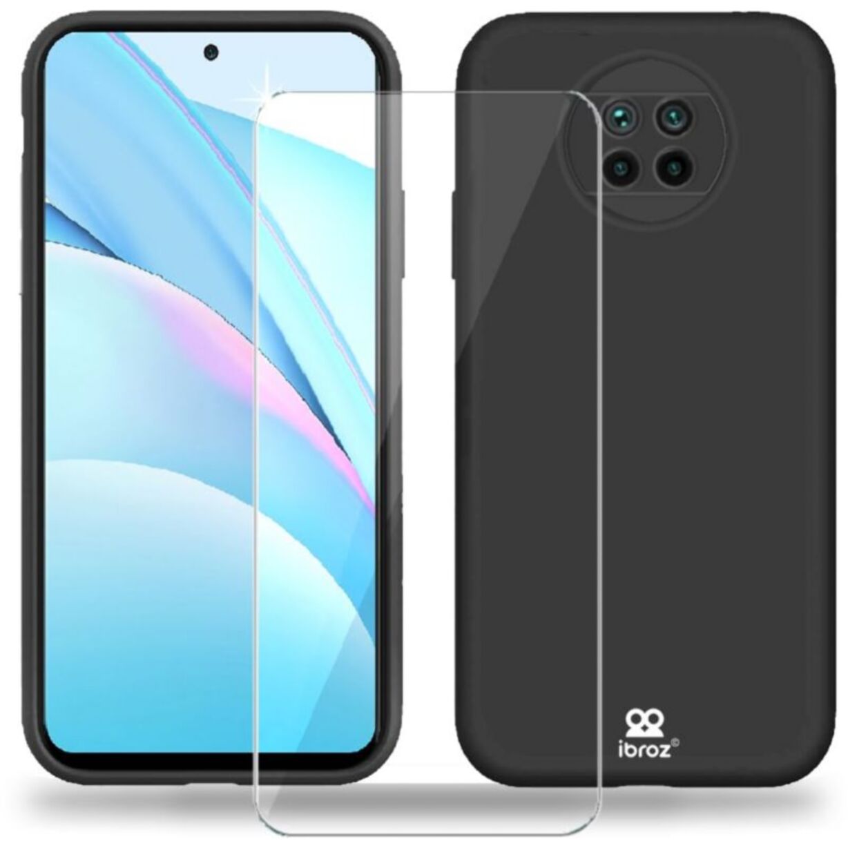 Coque IBROZ Xiaomi Mi 10T Lite Coque noir