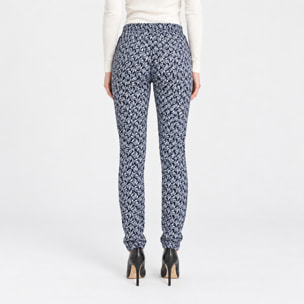 PANTALONE FLUIDO. MOD T771. Vita regolare e gamba regolare