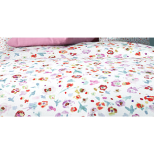 Parure housse de couette Polyester Liberty Rose