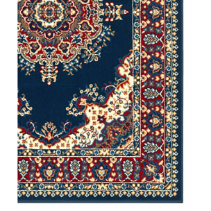 Tappeto Soggiorno Disegno Orientale Blu