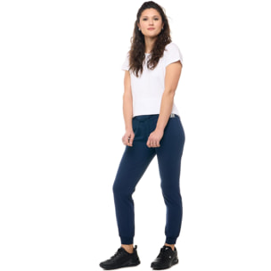 Leone Pantalón deportivo básico con puños