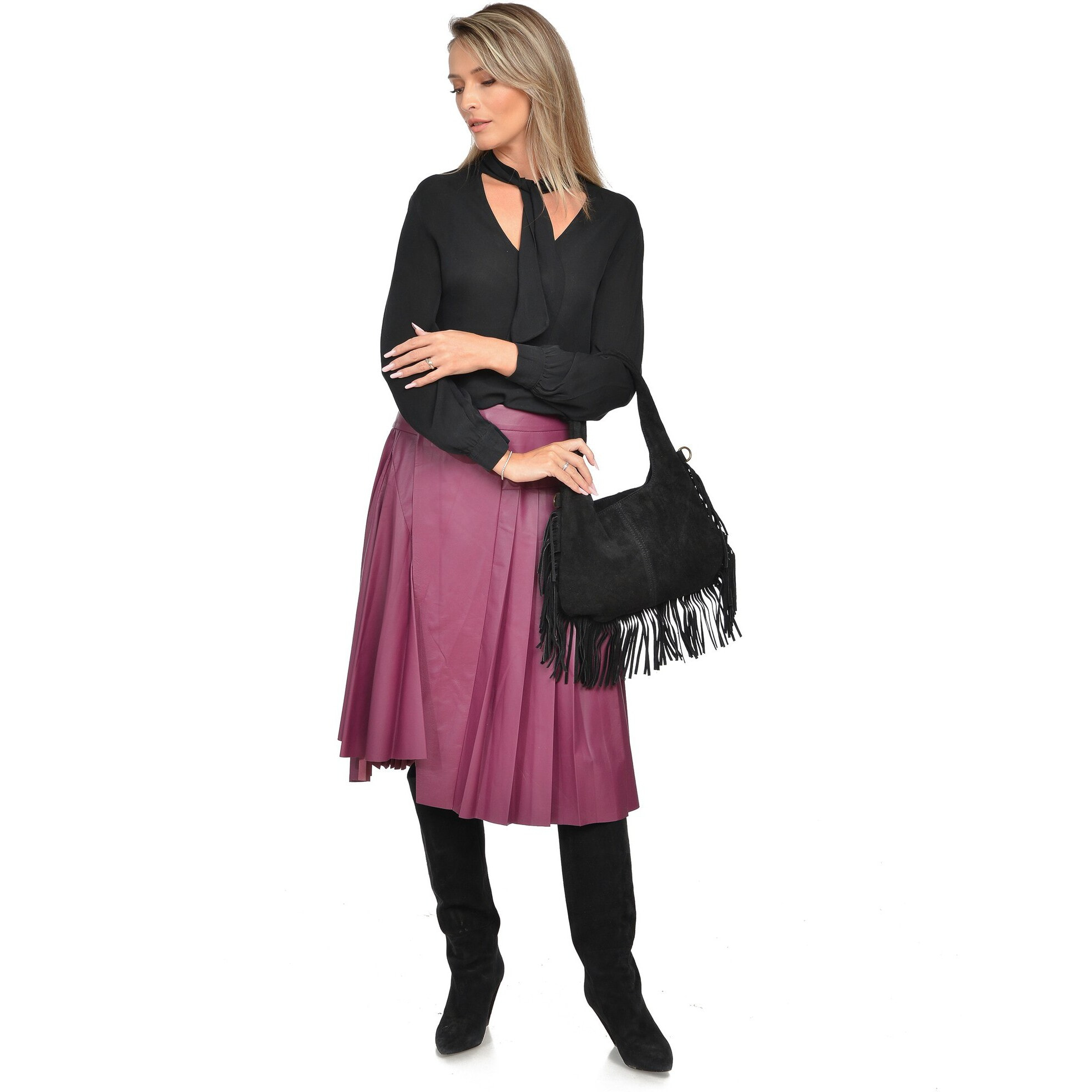 Borsa a tracolla Isabella Rhea Nero