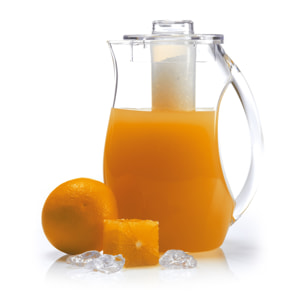 Brocca 2,2 L con Portaghiaccio Excelsa – On Ice, Plastica Trasparente