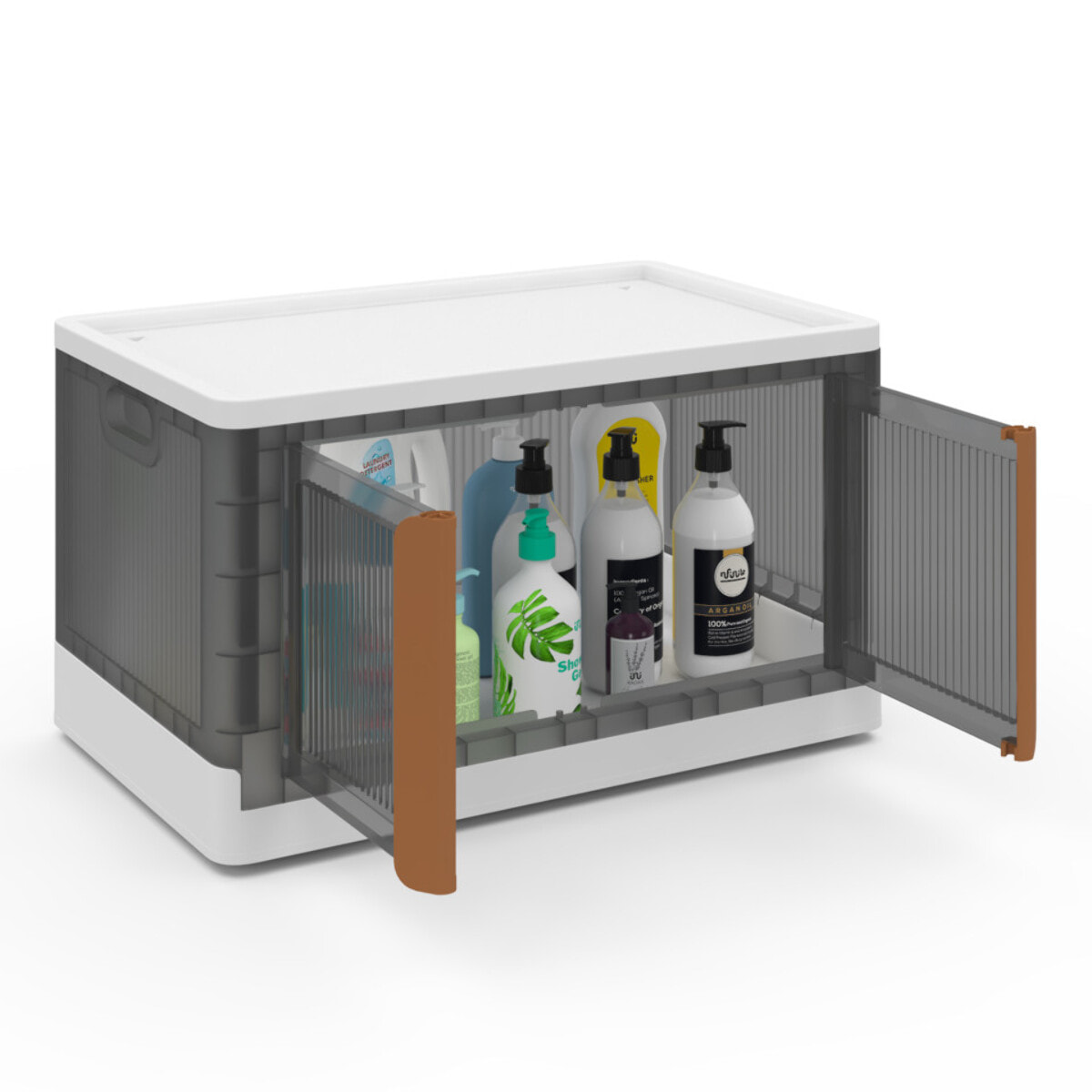 Boîte de rangement empilable 72L