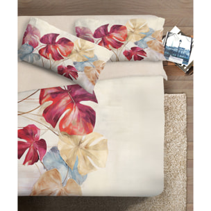 Parure copripiumino fotografico Piazzato Fine Art 2 piazze Disegno Iris