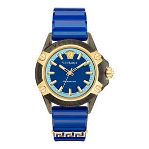 Reloj Versace VE6E00323 Unisex Analogico Cuarzo con Correa de Silicona